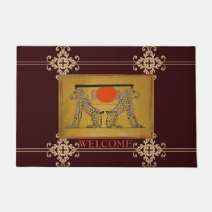 Egyptian Gods Door Mat