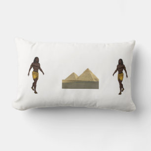 “Egyptian Guardians Pillow Ancient Pyramids & Ki