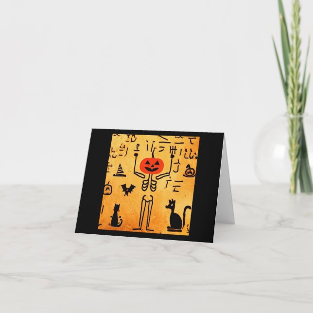 Egyptian Halloween 4 Card (Front)