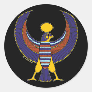 Egyptian hieroglyphic Horus Falcon Stickers #1