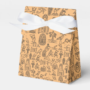Egyptian Hieroglyphic Symbol Background Favour Box