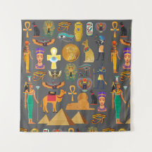 Egyptian Hieroglyphic Symbol Pattern pharaoh  
