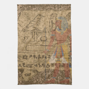 Egyptian Hieroglyphic Tea Towel