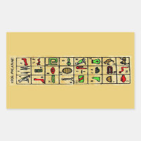 Egyptian Hieroglyphics, Alphabetic Symbols