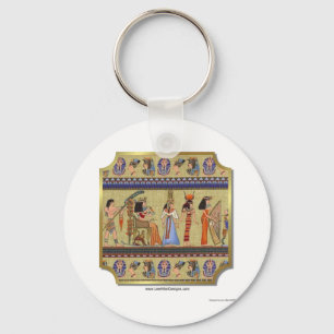 Egyptian Hieroglyphics Apparel, Gifts Collectibles Key Ring