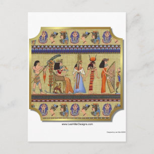 Egyptian Hieroglyphics Apparel, Gifts Collectibles Postcard