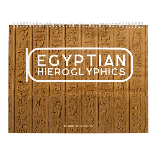 Egyptian Hieroglyphics Calendar (Cover)