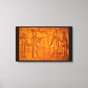 Egyptian Hieroglyphics Canvas Print