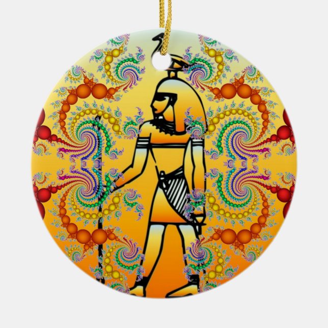 Egyptian Hieroglyphics Ornament (Front)