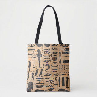 Egyptian Hieroglyphics Tote Bag