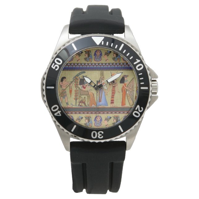 Egyptian Hieroglyphics Watch (Front)