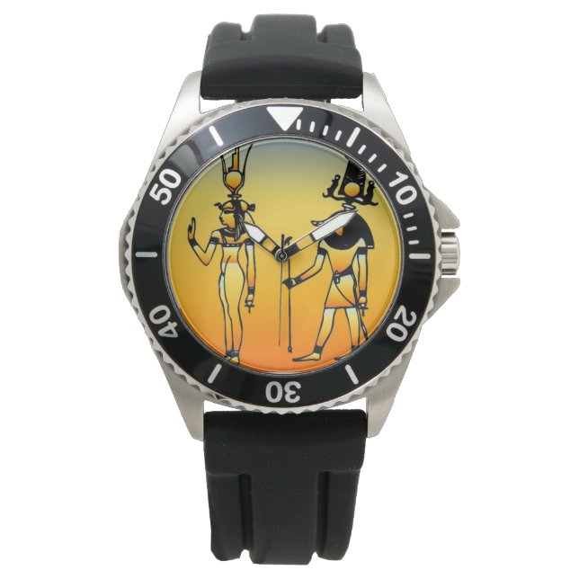 Egyptian Hieroglyphics Watch (Front)