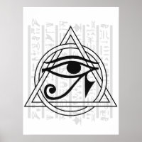 Egyptian Hieroglyphs - Eye of Horus