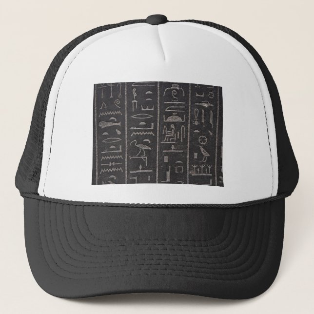 Egyptian Hieroglyphs Hat (Front)