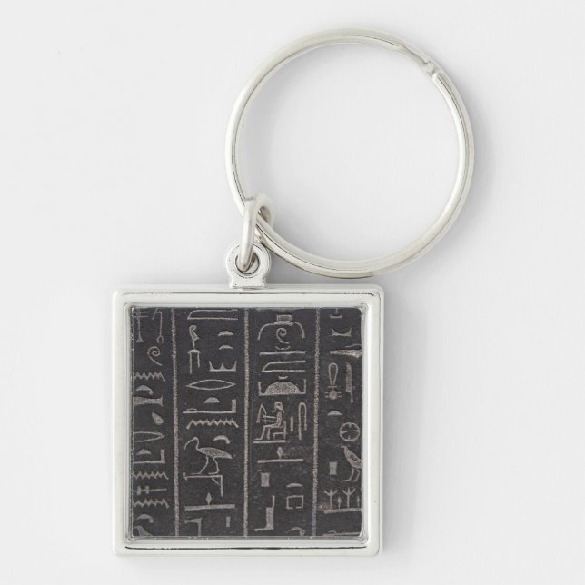 Egyptian Hieroglyphs Keychain (Front)
