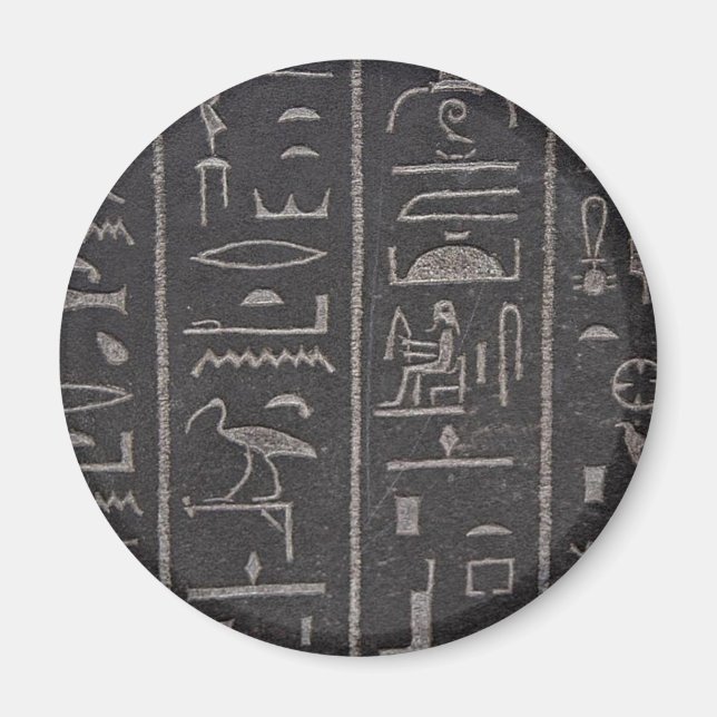 Egyptian Hieroglyphs Magnet (Front)