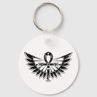 Egyptian Hieroglyphs - Winged Ankh