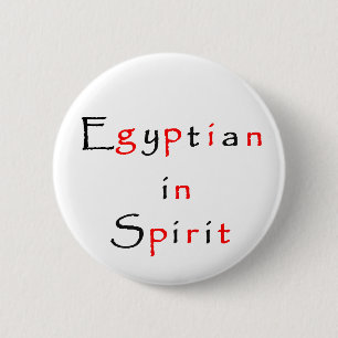 Egyptian in Spirit 6 Cm Round Badge