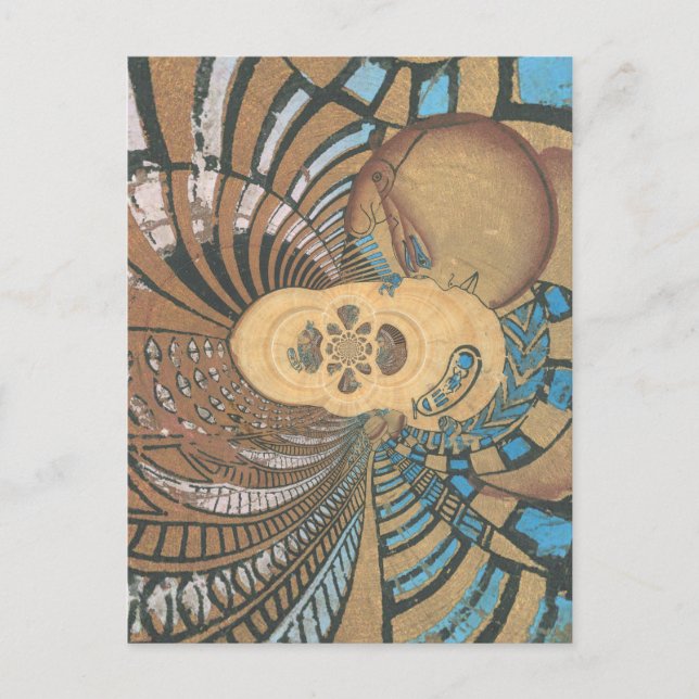 egyptian king on pyprus.png postcard (Front)