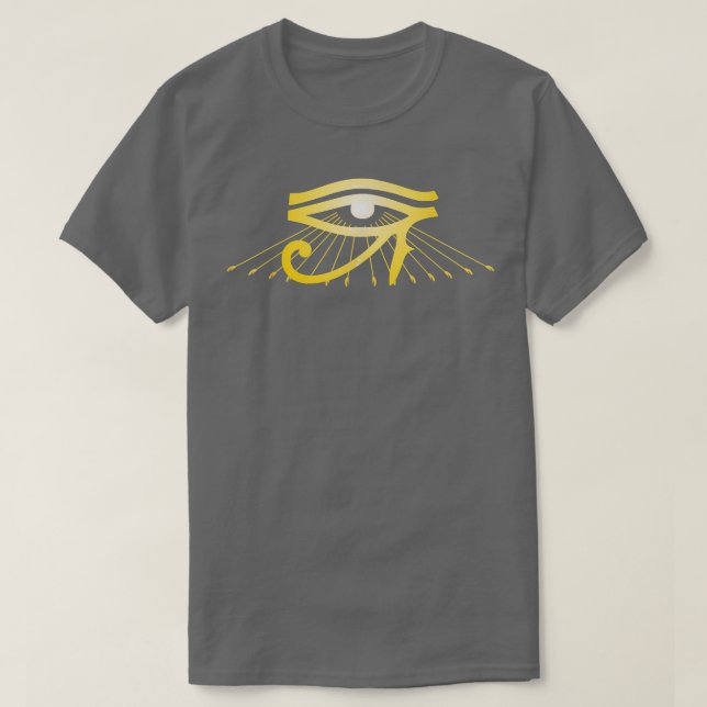 Egyptian Magic Eye of Ra Horus Sun God  T-Shirt (Design Front)
