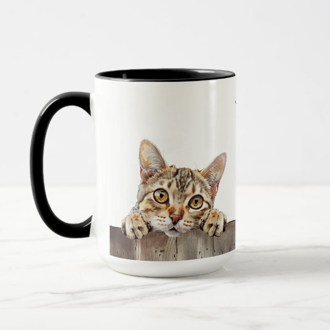 Egyptian Mau Cat Mug (Left)