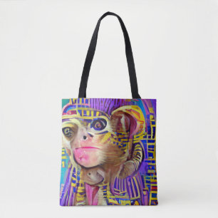 Egyptian Monkey Tote Bag