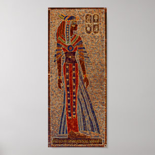 Egyptian mosaic poster