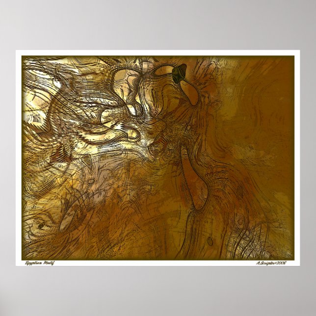 Egyptian Motif Poster (Front)