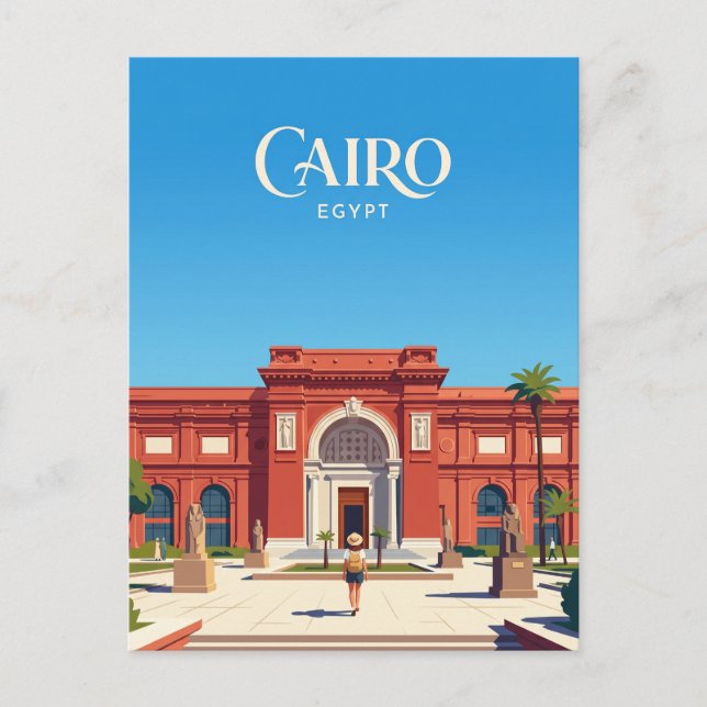 Egyptian Museum Egypt Postcard (Front)