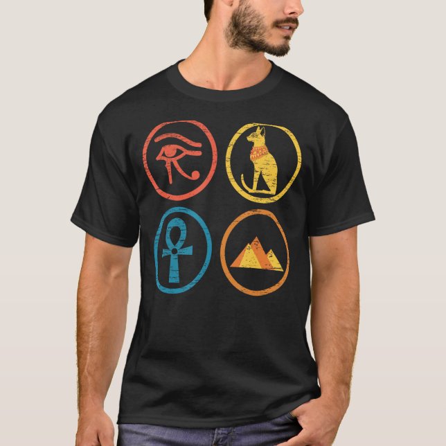 Egyptian Mythology Egypt Pyramid Ancient Egypt T-Shirt (Front)