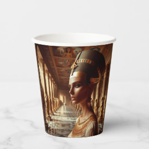 Egyptian nefertari Artefact: Ancient Civilisation Paper Cups