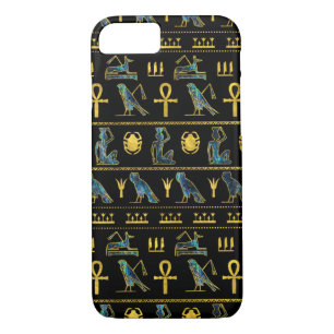 Egyptian Ornament Symbols Pattern Case-Mate iPhone Case