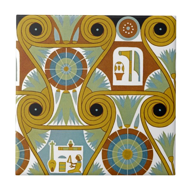 Egyptian Ornamnet #1 at Emporio Moffa Tile (Front)