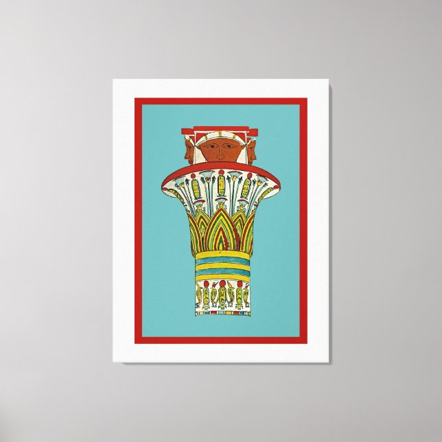 Egyptian Ornamnet #3 at Emporio Moffa Canvas Print (Front)