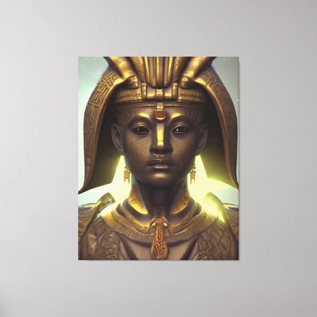 Egyptian Osiris Canvas Print (Front)