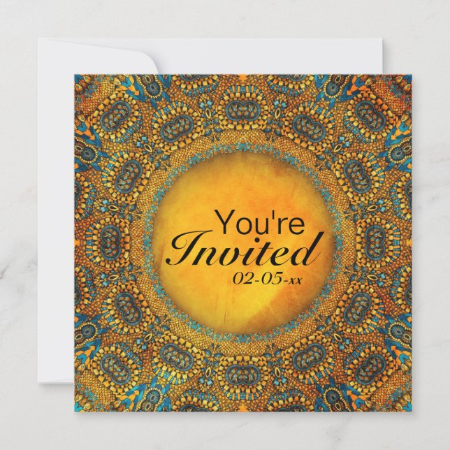 Egyptian Owls Invitation (Front)