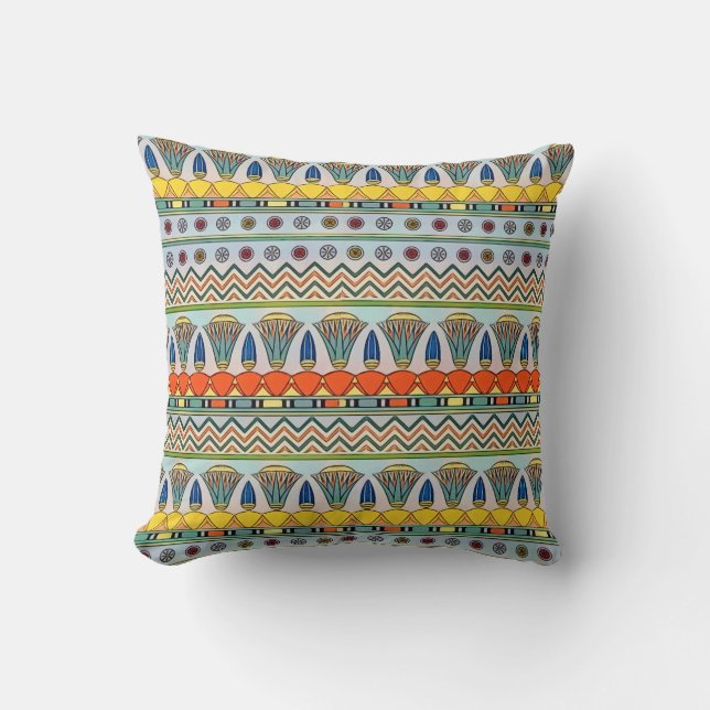 Egyptian Patterns Throw Pillows نقش مصري (Front)