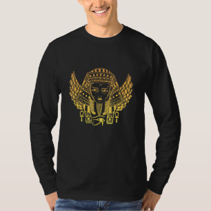 Egyptian Pharaoh And Pharaoh King Tut And Ankh And T-Shirt