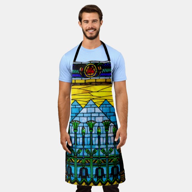 Egyptian Pharaoh Stained Glass Apron (Worn)