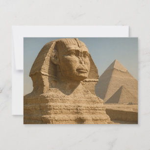 Egyptian Postcard Majestic Sphinx Guardian