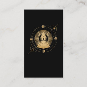 Egyptian Pyramid Astrology Egypt Sacred Geometry Business Card