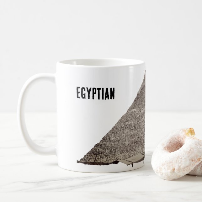 Egyptian Pyramid Coffee Mug (With Donut)