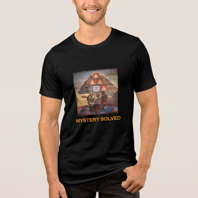 Egyptian Pyramid Game Show Tri-Blend Shirt (Front)