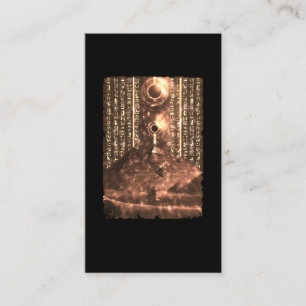 Egyptian Pyramids Hieroglyphics Scarab Artefact Business Card