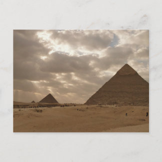 Egyptian Pyramids of Giza, Cairo Postcard