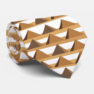 Egyptian Pyramids Pattern Tie