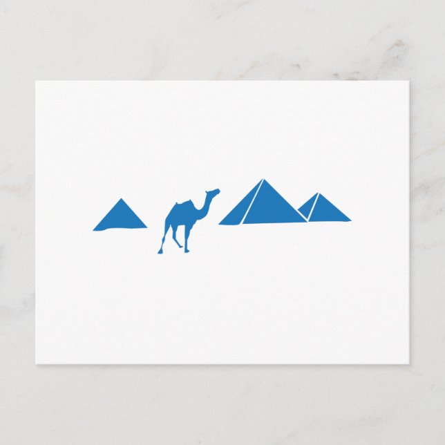 Egyptian Pyramids Postcard (Front)