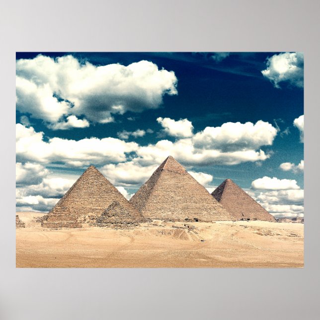 Egyptian Pyramids Poster (Front)