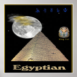 Egyptian pyramids poster