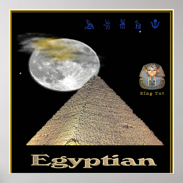 Egyptian pyramids poster (Front)
